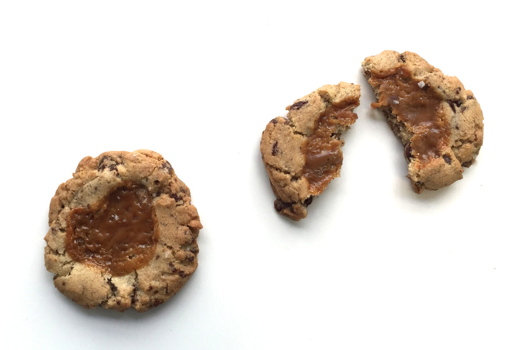 Chocolate Chip Caramel Cookies - Liddabit Sweets
